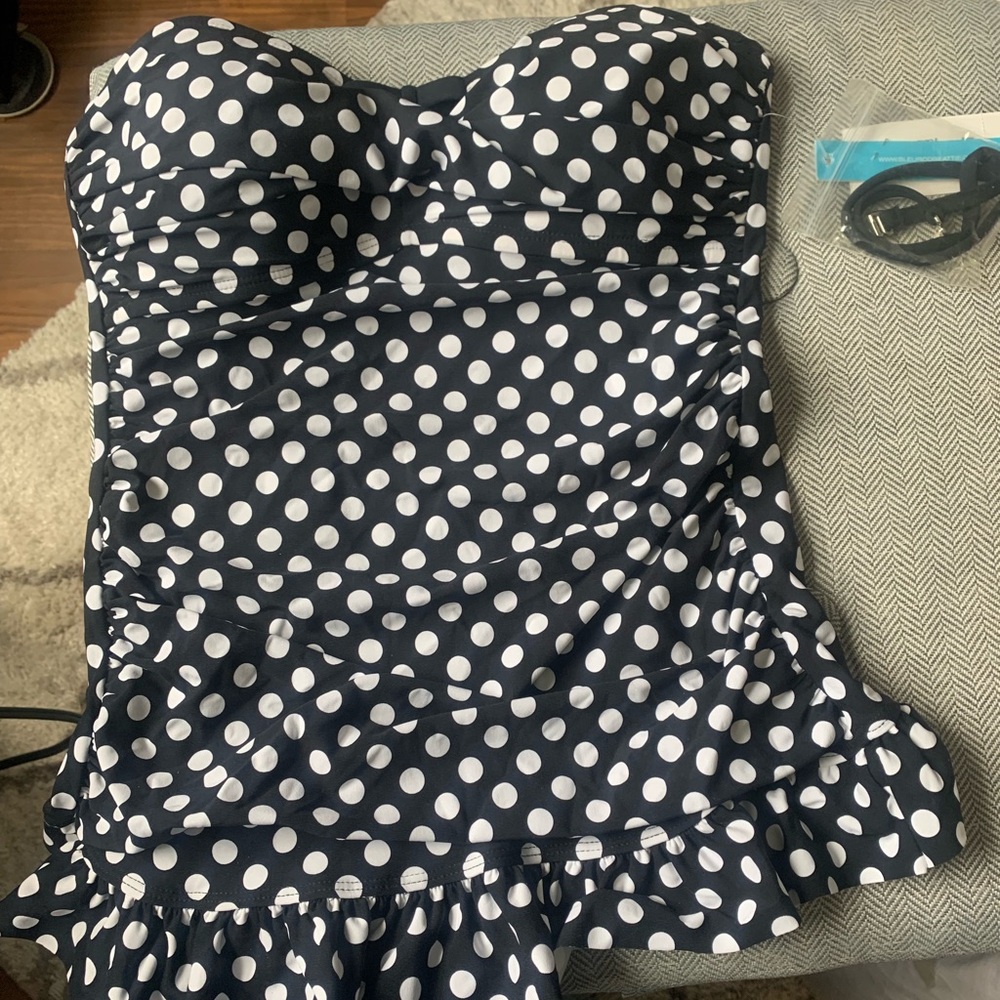 Polka Dot Bathing Suit Top